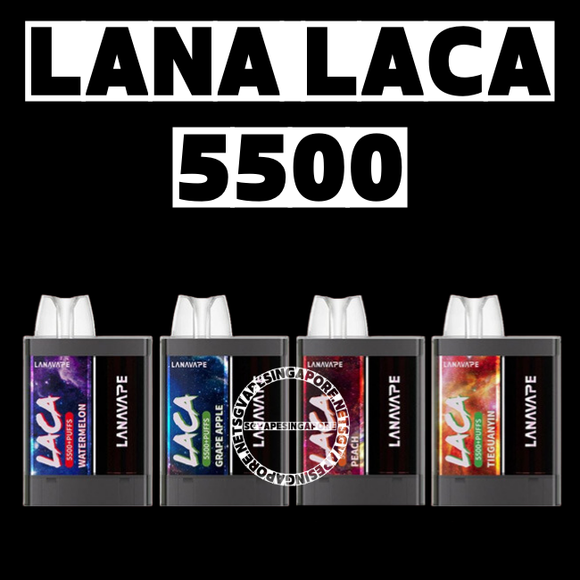 Lana Laca 5500 Disposable - Sg Vape Singapore