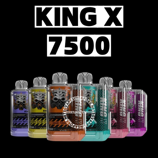 Looking for a reliable vape shop in Singapore? Check out SGVapeSingapore for the King X 7500 puff disposable vape from Lost Vape brand. Enjoy the delicious strawberry flavor and convenient delivery service.