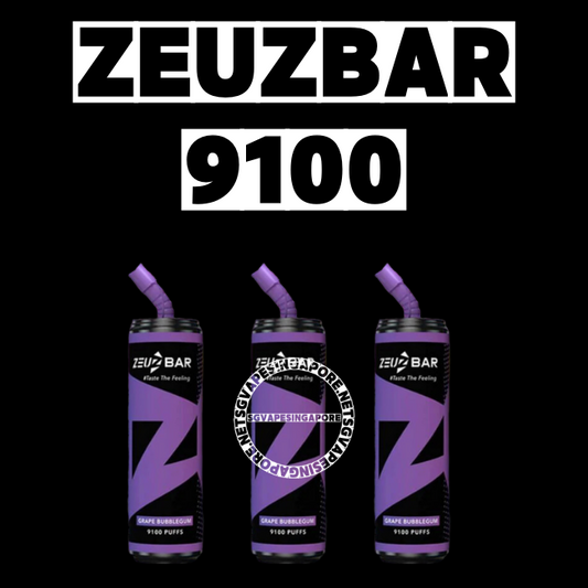 Zeuzbar 9100 Disposable Pod - Sg Vape Singapore