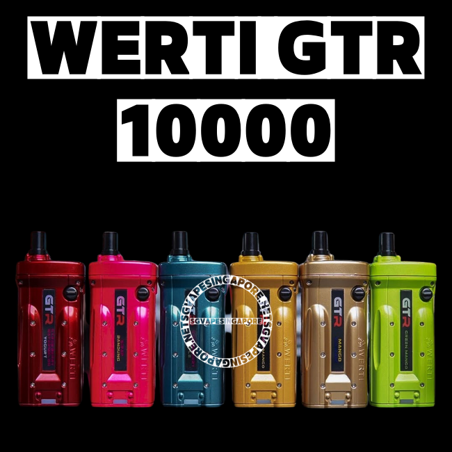 Werti Gtr 10000 Disposable Pod - Sg Vape Singapore