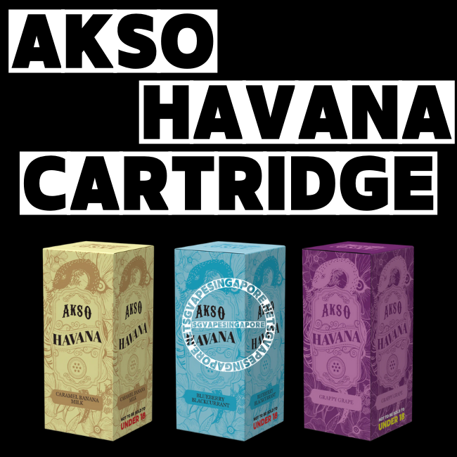 Akso Havana Cartridge - Sg Vape Singapore