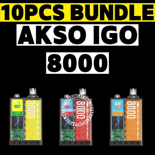 Akso Igo 8000 Disposable Bundle - Sg Vape Singapore