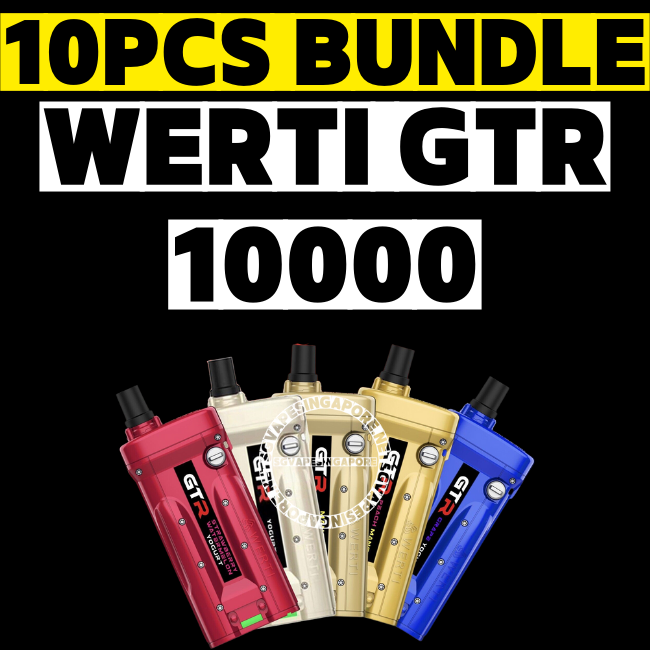 Werti Gtrd 10000 Disposable Bundle - Sg Vape Singapore