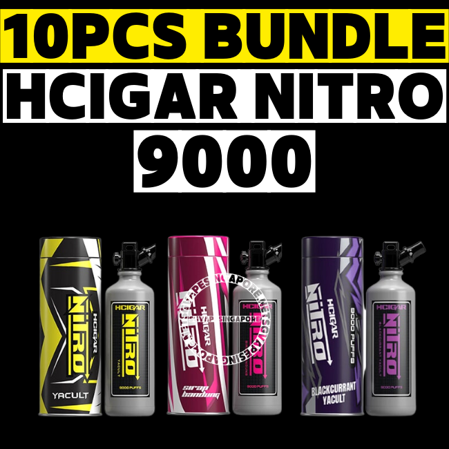 Hcigar Nitro 9000 Disposable Bundle - Sg Vape Singapore