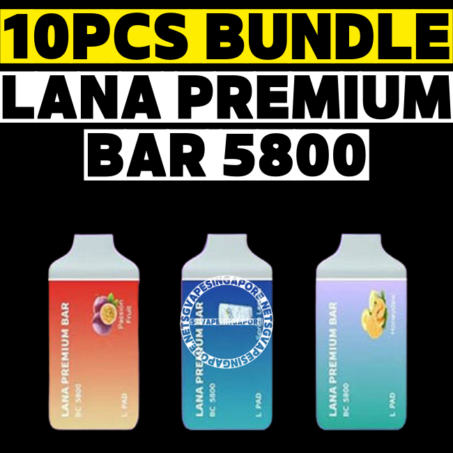 Lana Premium Bar 5800 Disposable Bundle - Sg Vape Singapore