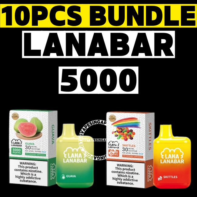 Lana Bar 5000 Disposable Bundle - Sg Vape Singapore