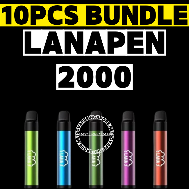 Lana Pen 2000 Disposable Bundle - Sg Vape Singapore