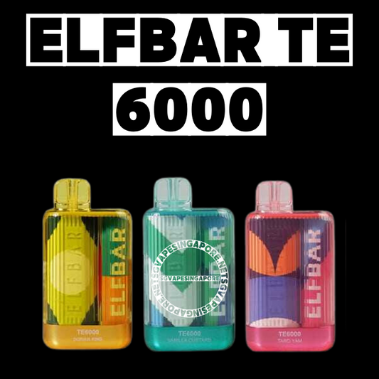 Elfbar Te 6000 Disposable Pod - Sg Vape Singapore