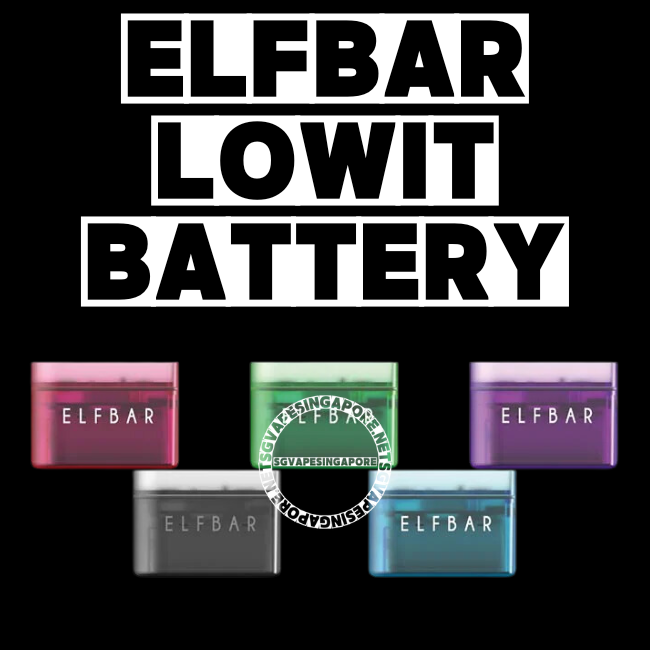 Elfbar Lowit 12000 Disposable Battery - Sg Vape Singapore