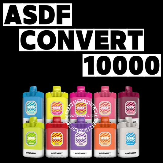 ASDF Convert 10000 Disposable Starter Kit - Sg Vape Singapore