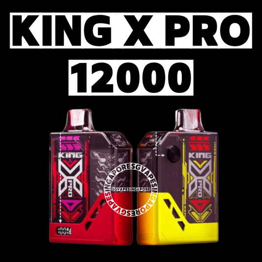 King X Pro 12000 disposable vape - sg vape singapore