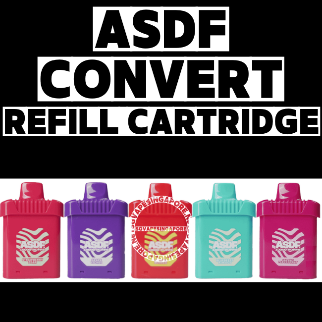 ASDF Convert 10000 Disposable Refill Cartridge - Sg Vape Singapore