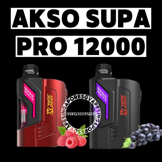 akso supa pro 12000-vape shop singapore vape sg