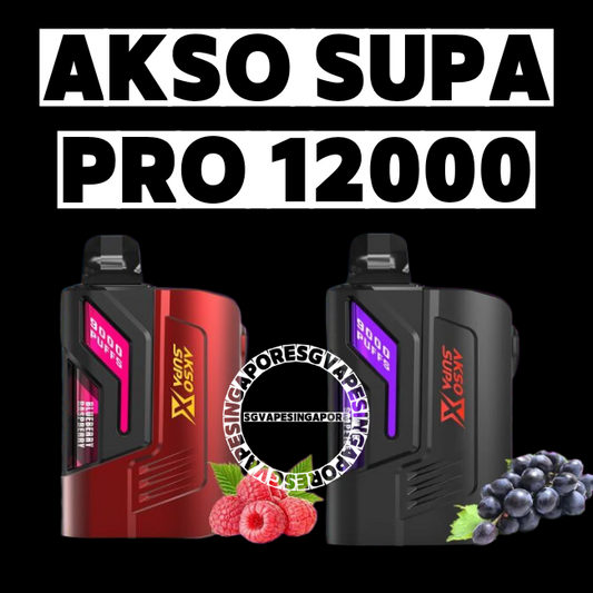 akso supa pro 12000-vape shop singapore vape sg