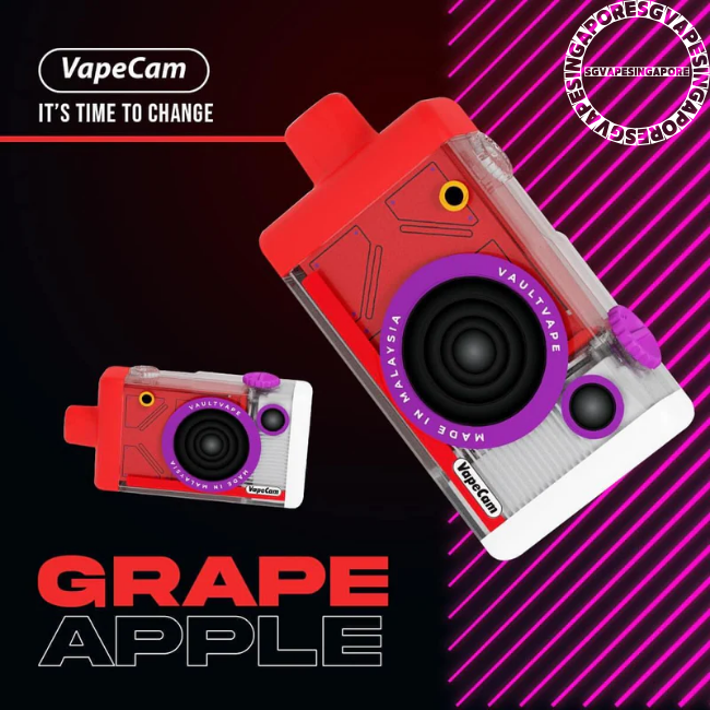 Grape Apple Vape Cam Refill Cartridge - Sg Vape Singapore