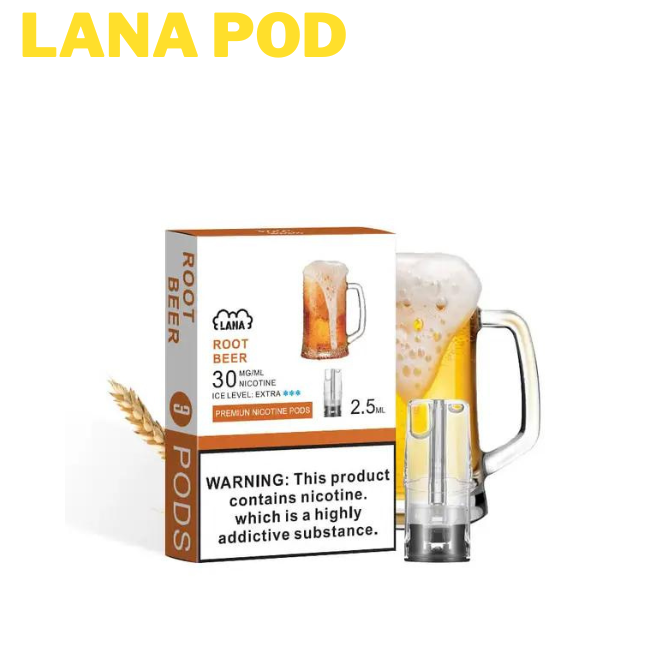 Discover the exquisite Lana Pod Tie Guan Yin, a popular vape flavor in Singapore. Enjoy the convenience of delivery and explore the unique blend of grape, rootbeer and Tie Guan Yin tea from the renowned Lana brand. Satisfy your vaping desires today!