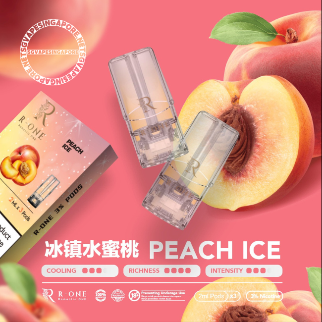 R-One is a popular vape brand in Singapore, known for its high-quality products and wide range of flavors. Shop at SGVapeSingapore for convenient delivery in SG, and try their delicious lychee and peach flavor.