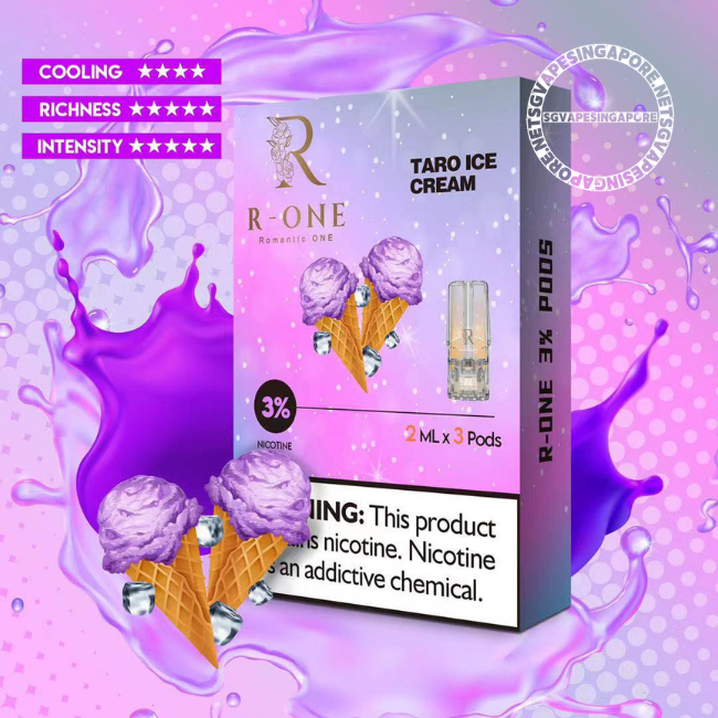 R-One pod is a popular brand in Singapore, known for its high-quality vapes and e-liquids. With SG Vape Singapore, you can enjoy fast and reliable delivery of R-One pod products, including their delicious taro and lychee-flavored options. Explore our range and start vaping today!