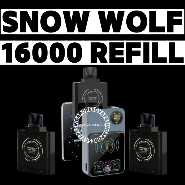 Snow Wolf 16000 Refill Cartridge - Sg Vape Singapore