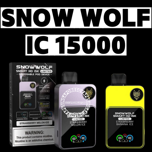 Snow Wolf IC 15000 Disposable Pod - Sg Vape Singapore