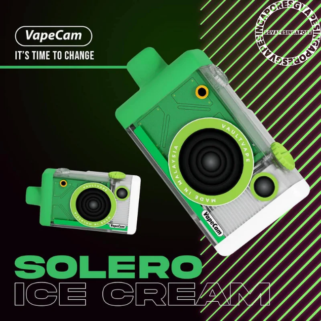 Solero Ice Cream Vape Cam Refill Cartridge - Sg Vape Singapore