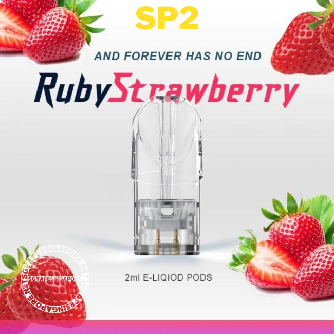 Get your hands on the SP2 Pod (Sp2 Device) - a sleek and portable vaping device that offers the delicious flavor of SP2 Pure Lychee and strawberry . Conveniently order online from SG Vape Singapore and enjoy prompt delivery throughout SG.