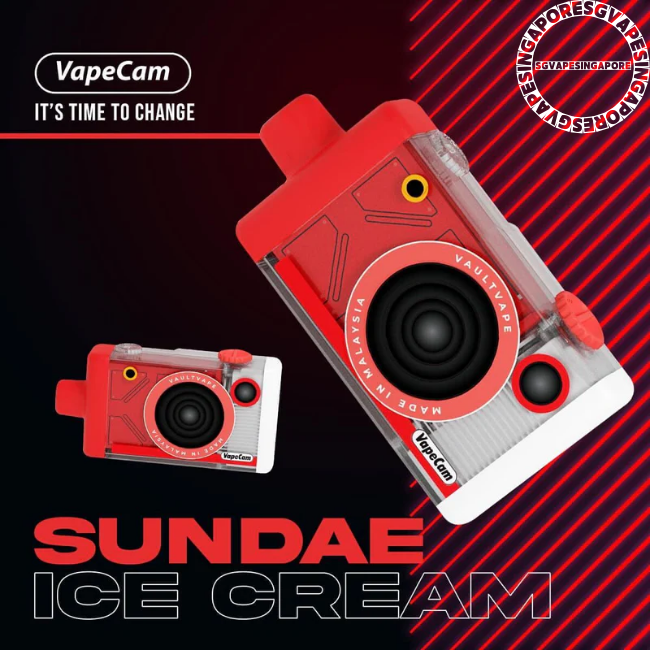 Sundae Ice Cream Vape Cam Refill Cartridge - Sg Vape Singapore