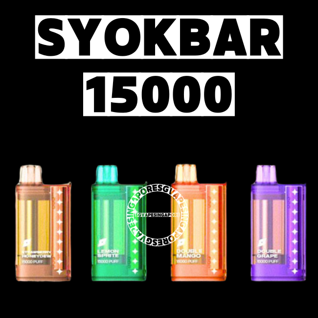 Syokbar 15000 Disposable Pod -Sg Vape Singapore