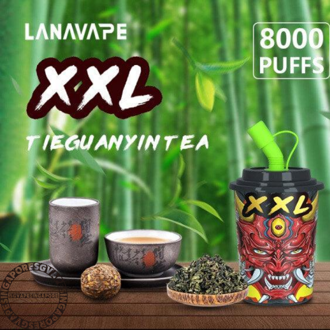 Tie Guan Yin Lana XXL 8000 Disposable Pod - Sg Vape Singapore