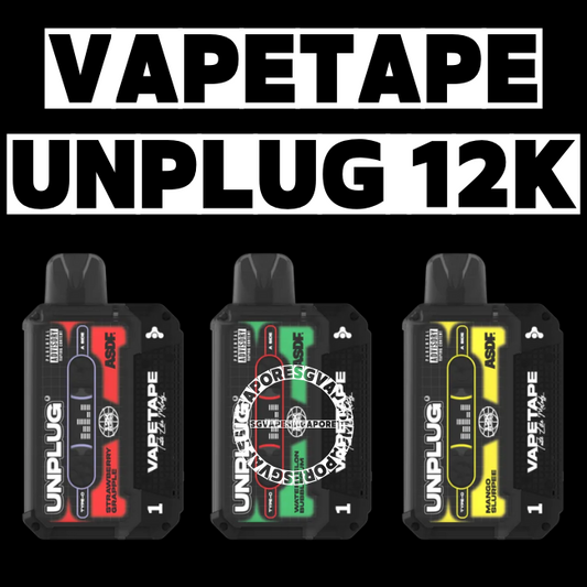 Vapetape 12k unplug starter kit-sg vape singapore