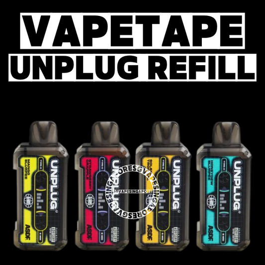 Vapetape unplug pre filled - vape shop singapore sg